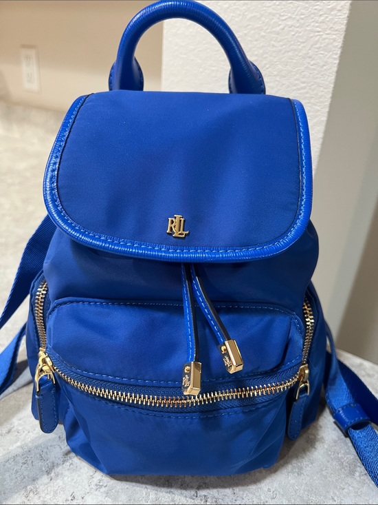 Ralph Lauren Handbags - Ralph Lauren Royal Blue Mini Backpack Limited edition